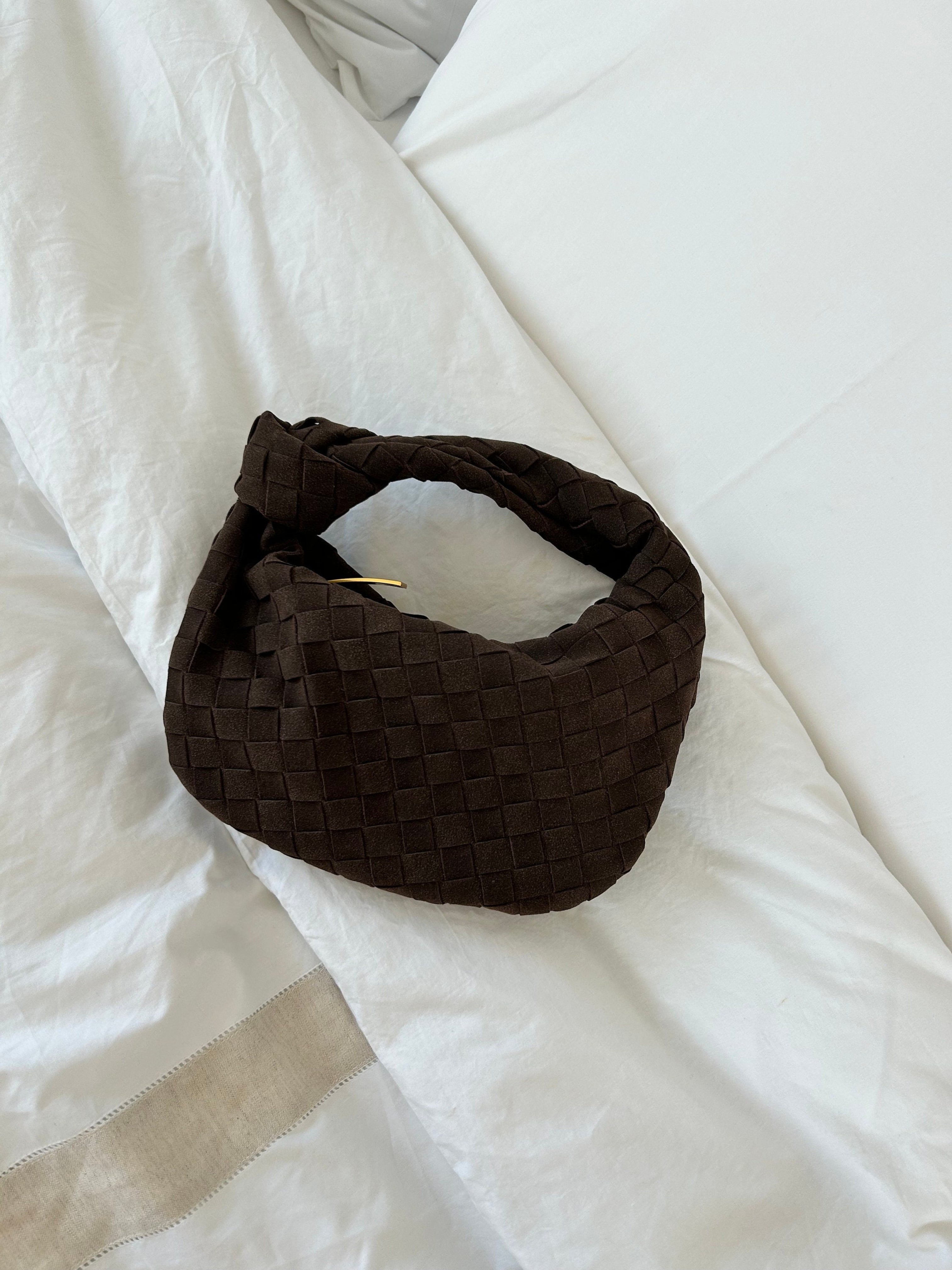 Renee | Mini Väska i Mjuk Flätad Mocka