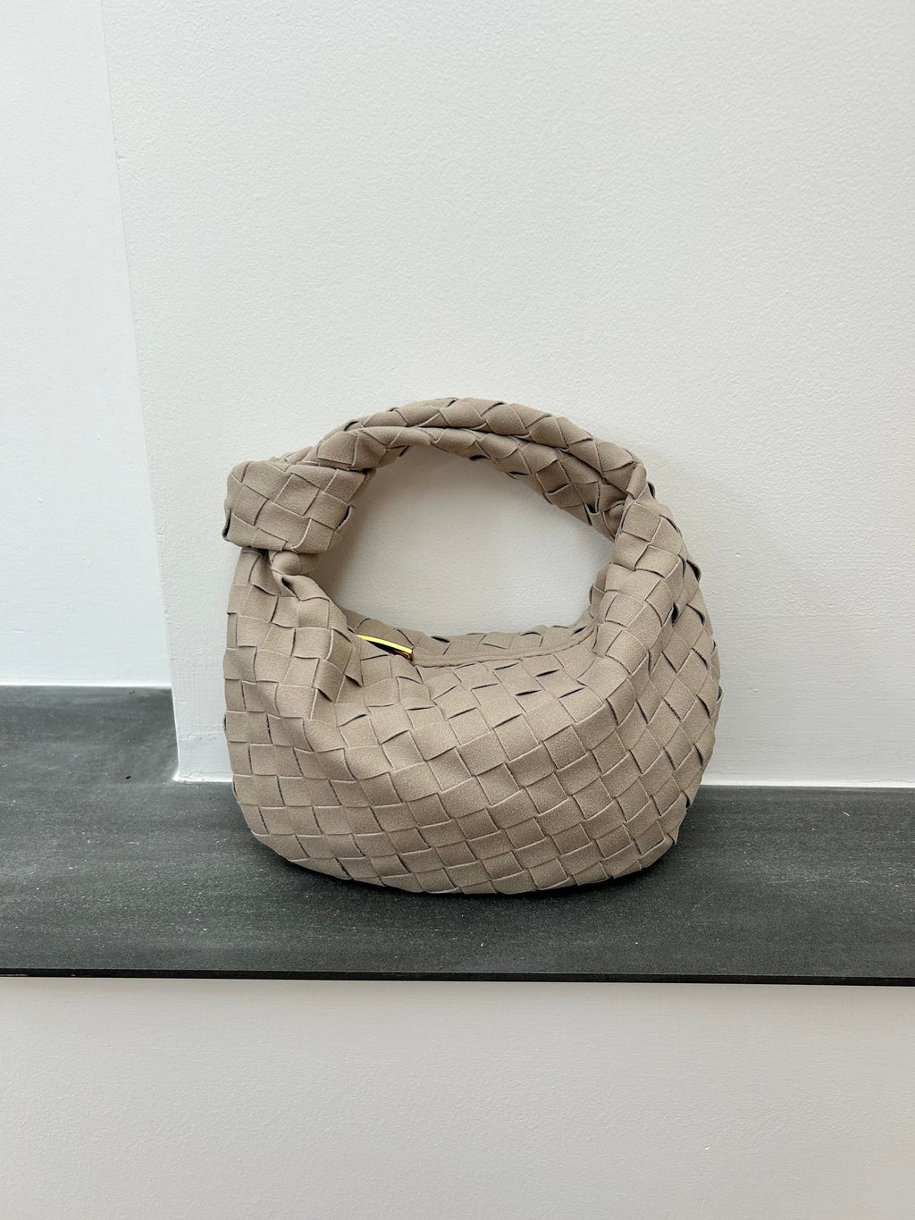 Renee | Mini Väska i Mjuk Flätad Mocka