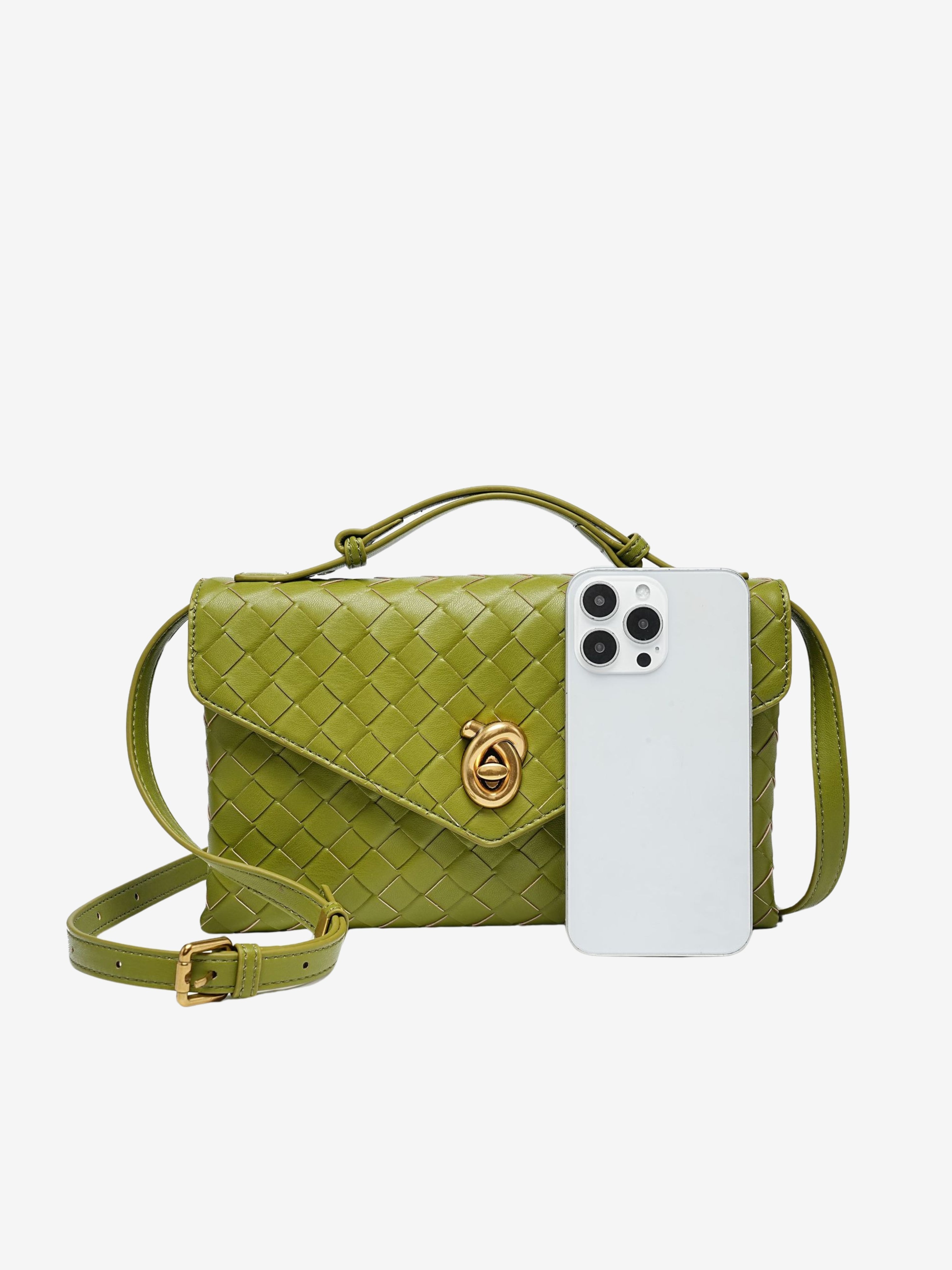 Sofia | Mini Crossbody Strukturert Tyg