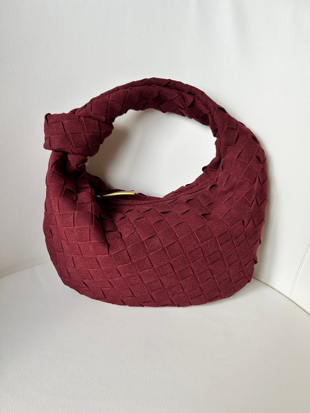 Renee | Mini Väska i Mjuk Flätad Mocka