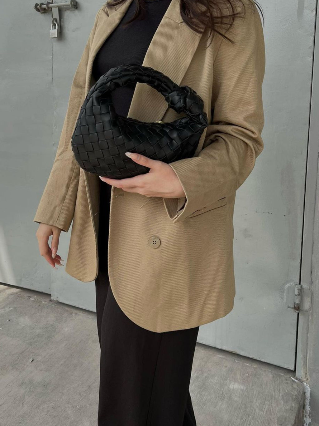 Sienna | Liten Väska med Flätat Handtag