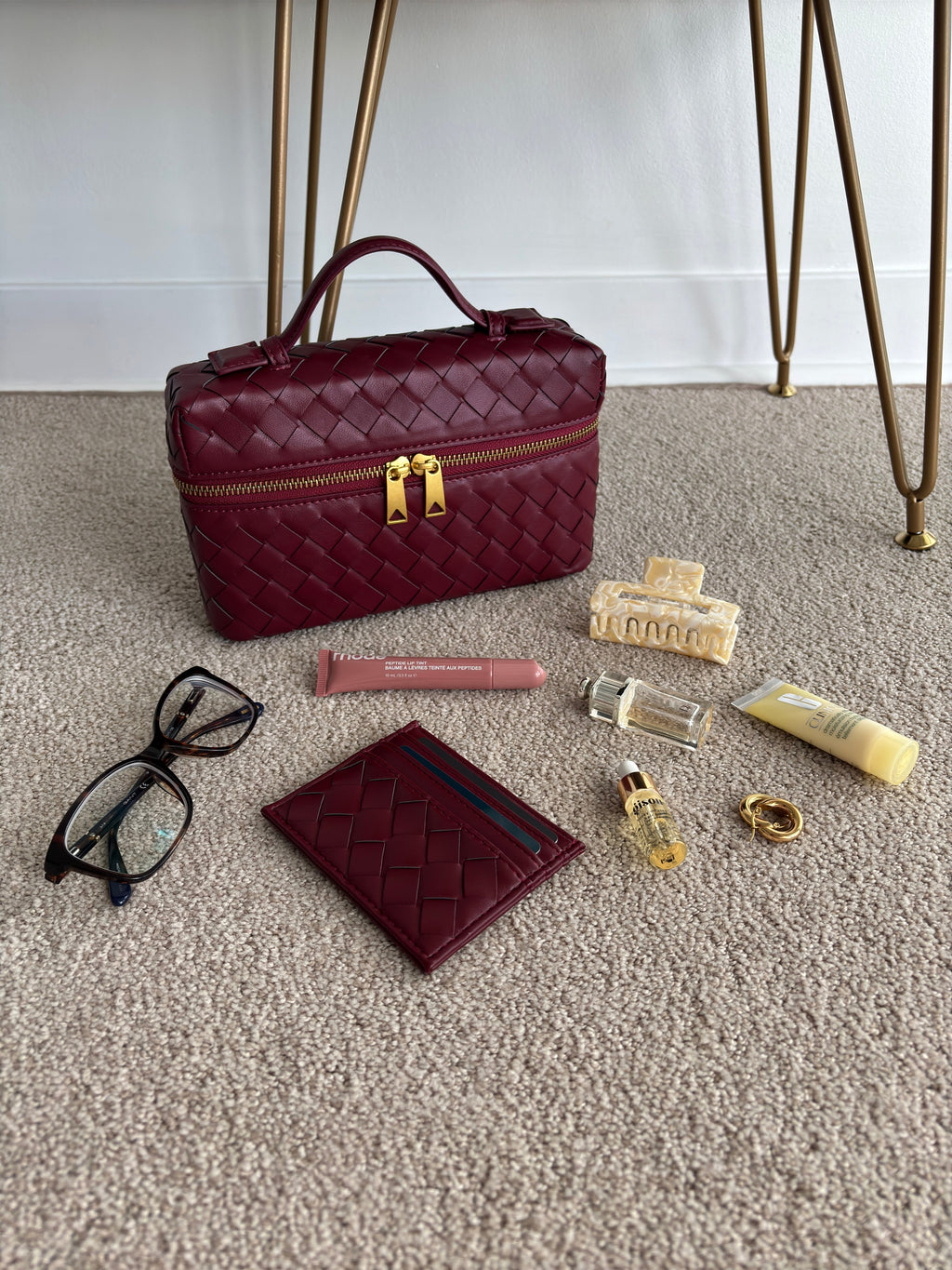 Juliette | Vävda Strukturerad Glansig Väska