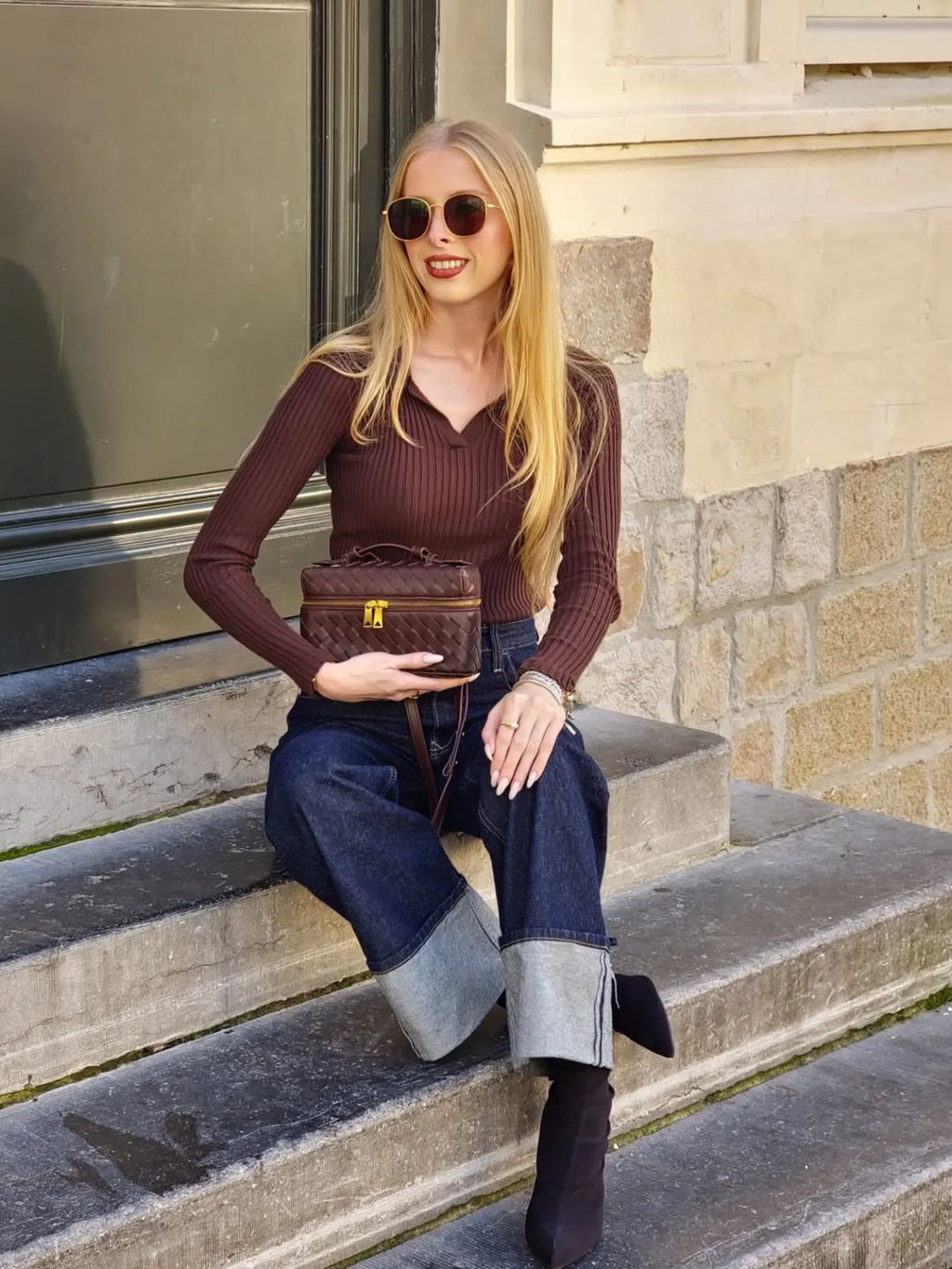 Juliette | Vävda Strukturerad Glansig Väska