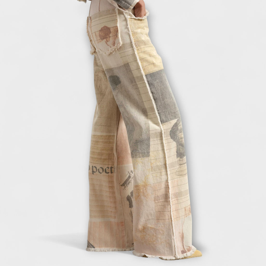 Rhea – Jeans med vida ben och vintage-känsla