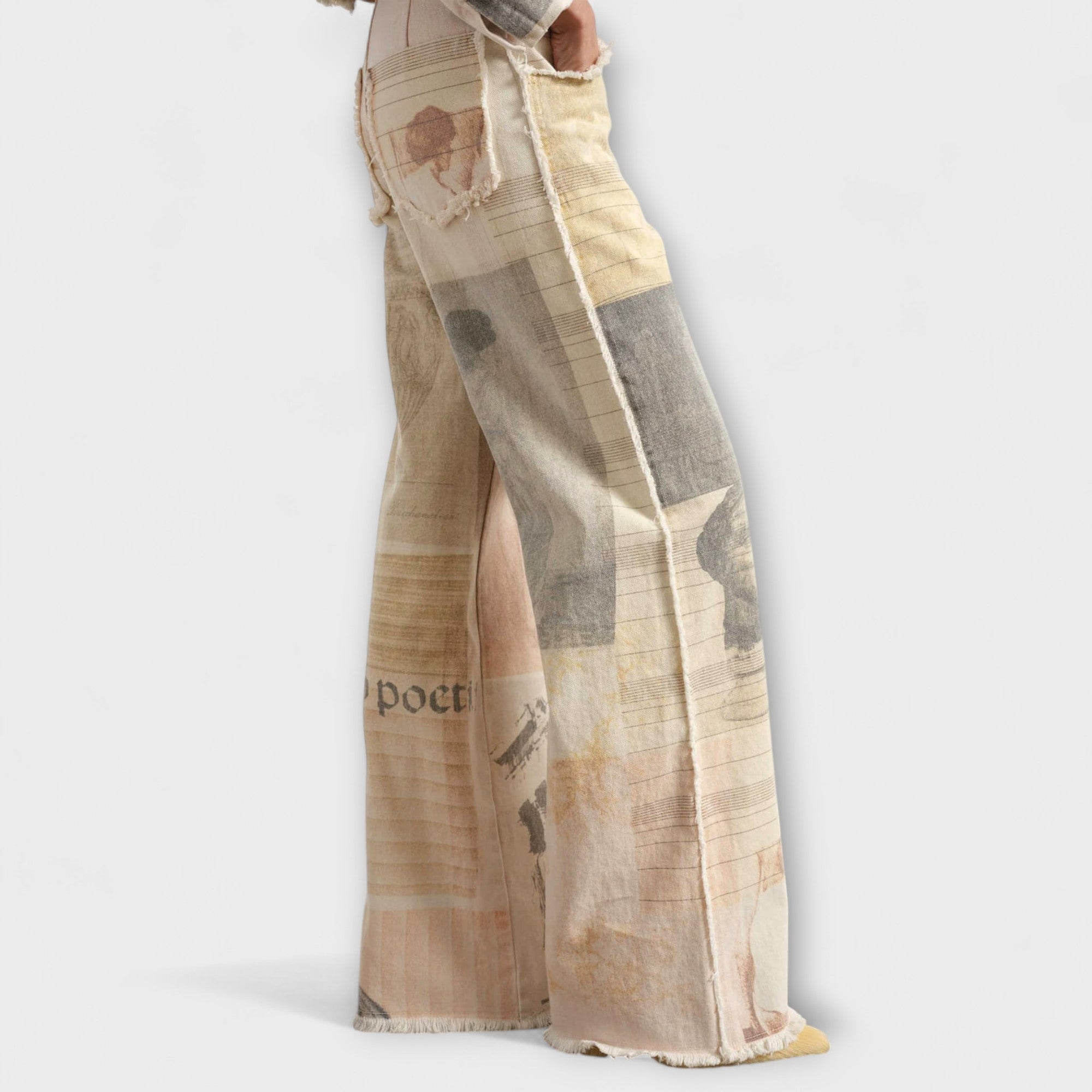 Rhea – Jeans med vida ben och vintage-känsla