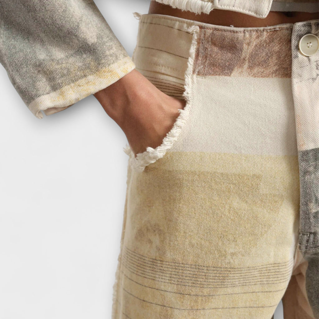 Rhea – Jeans med vida ben och vintage-känsla