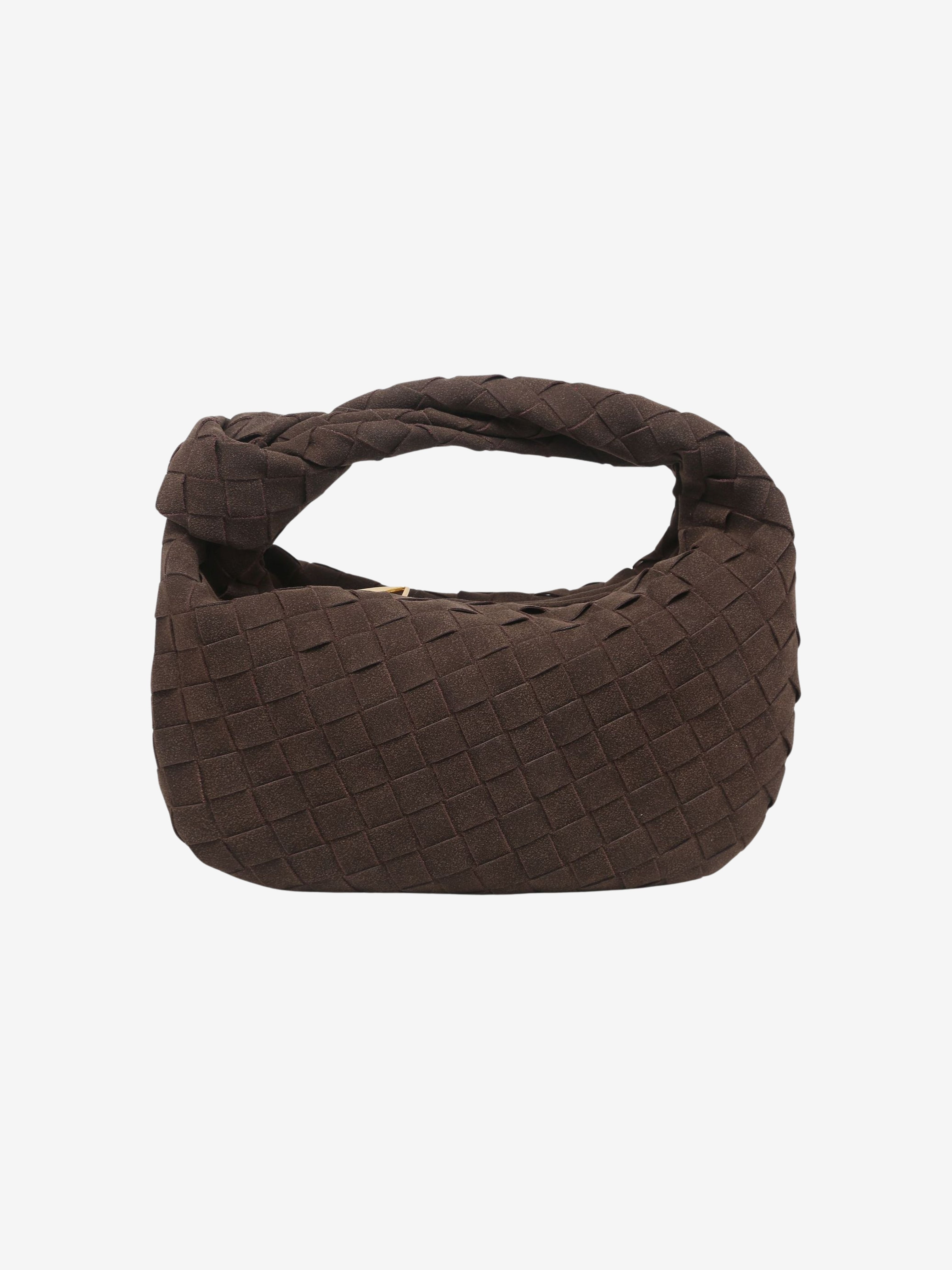 Renee | Mini Väska i Mjuk Flätad Mocka