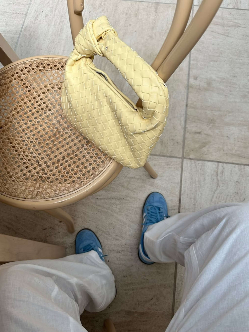 Sienna | Liten Väska med Flätat Handtag