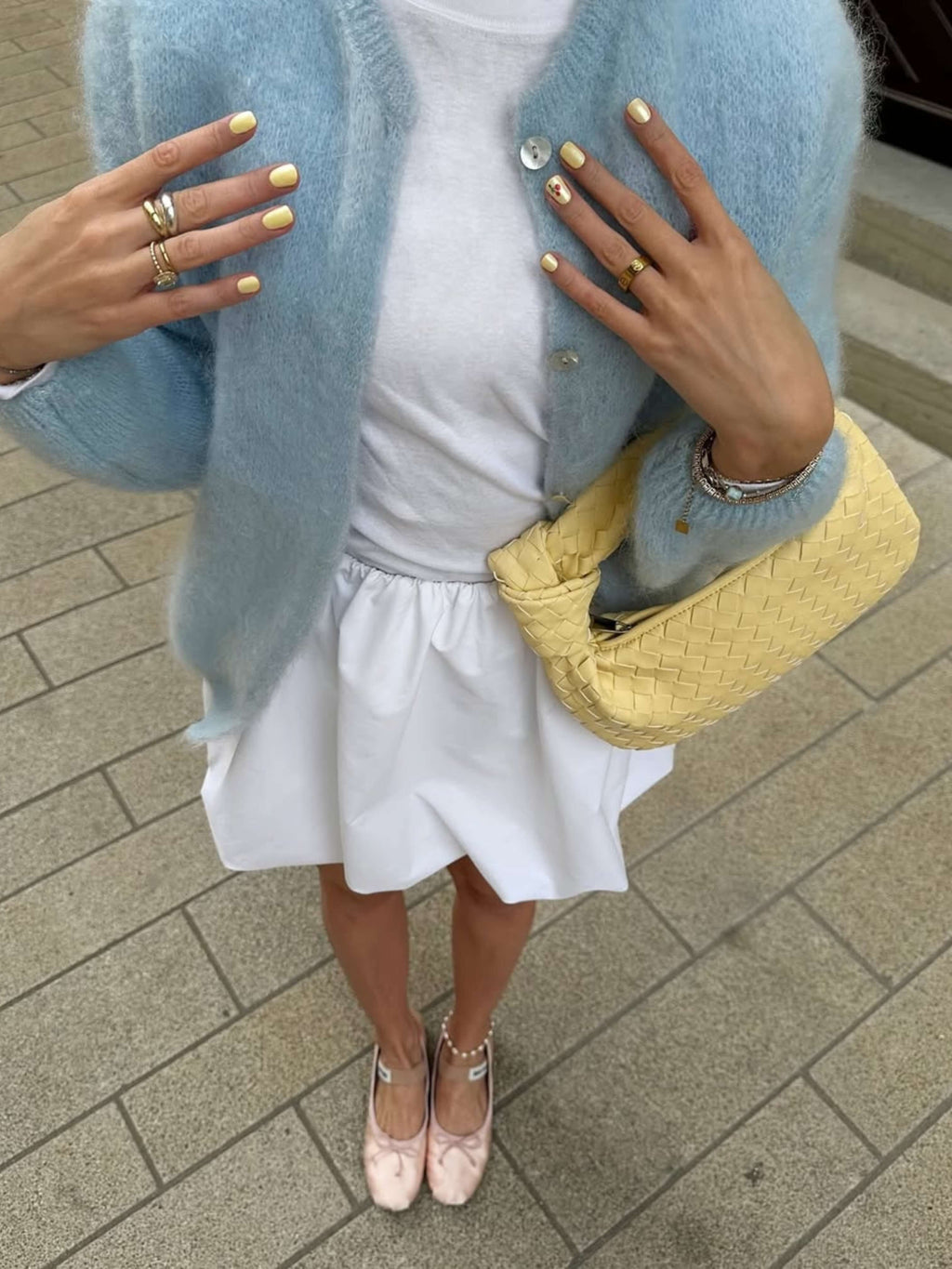 Sienna | Liten Väska med Flätat Handtag