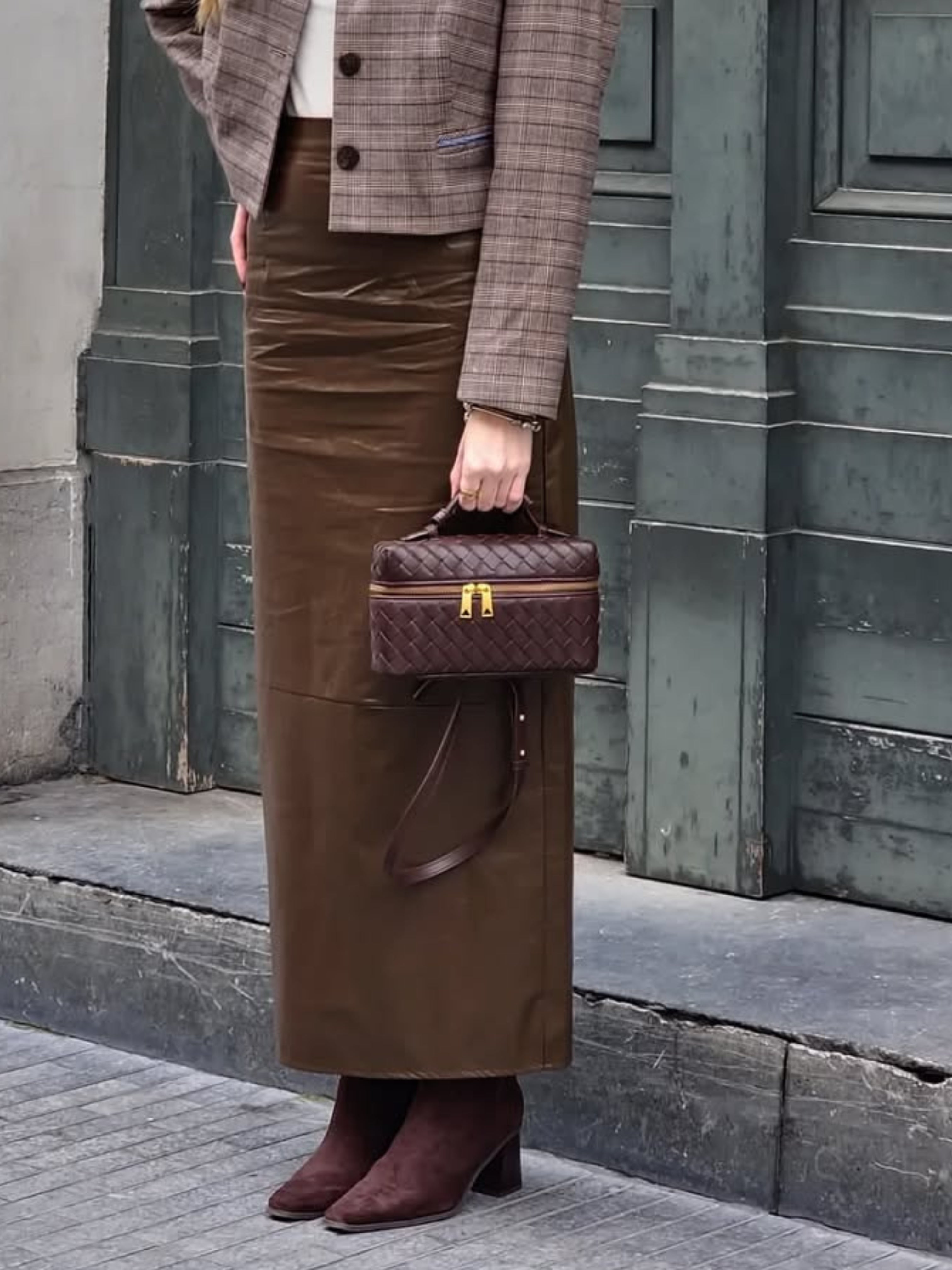 Juliette | Vävda Strukturerad Glansig Väska