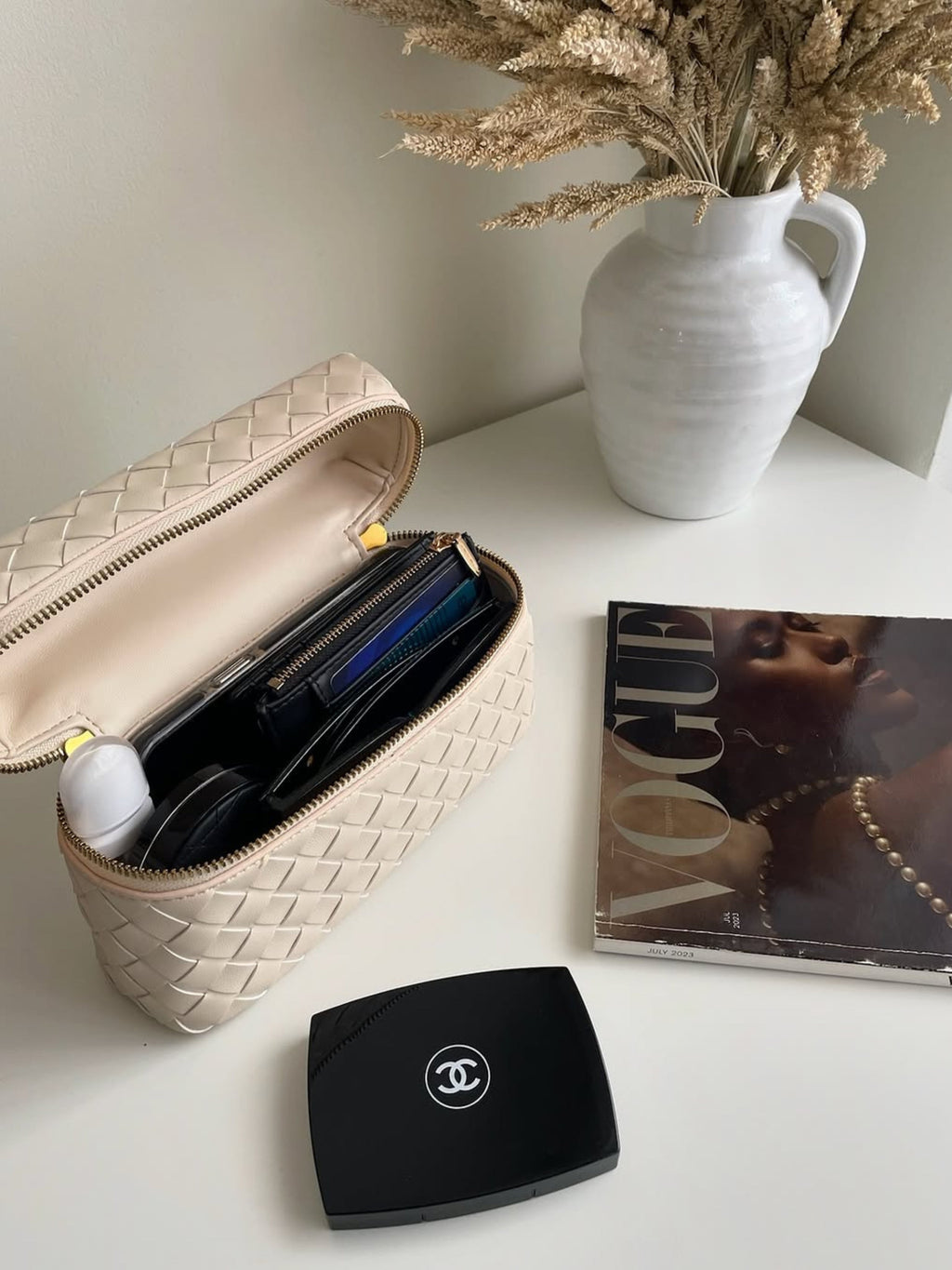 Juliette | Vävda Strukturerad Glansig Väska