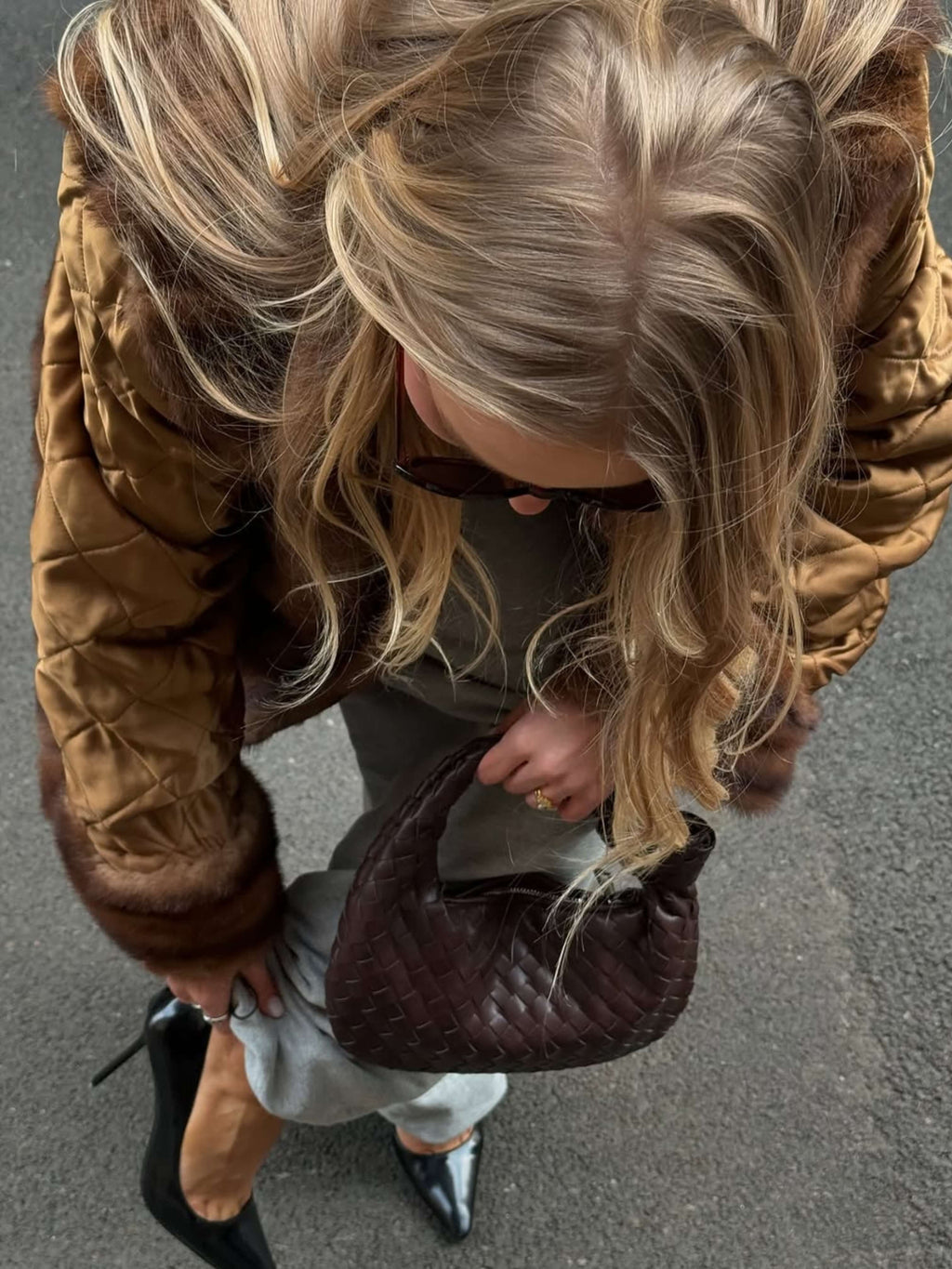 Sienna | Liten Väska med Flätat Handtag