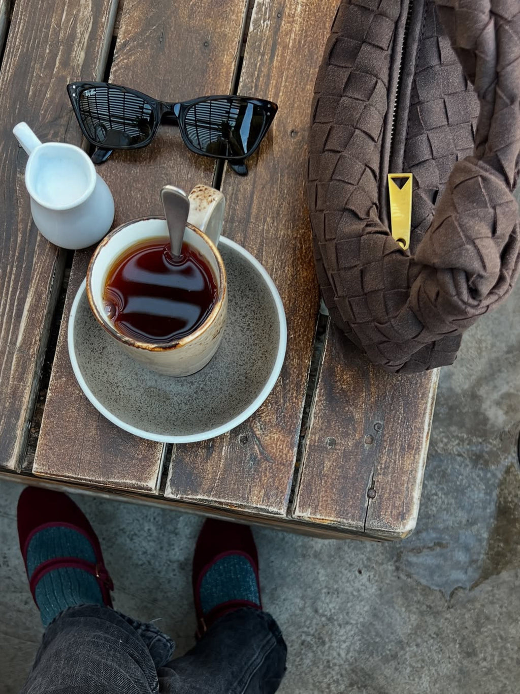 Renee | Mini Väska i Mjuk Flätad Mocka