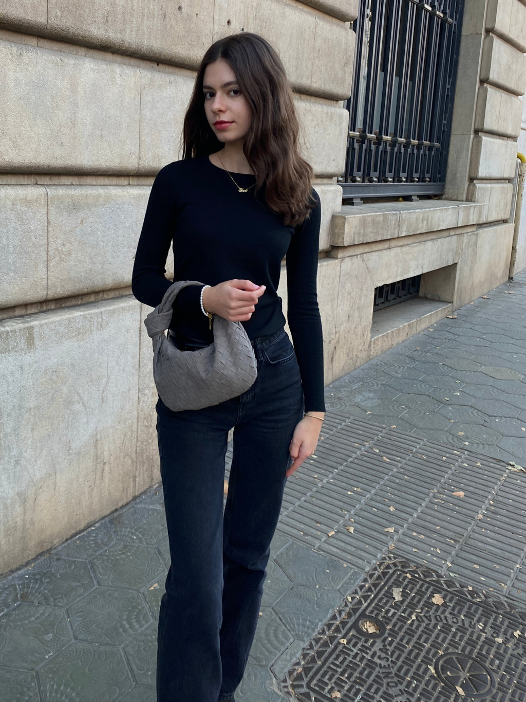 Renee | Mini Väska i Mjuk Flätad Mocka