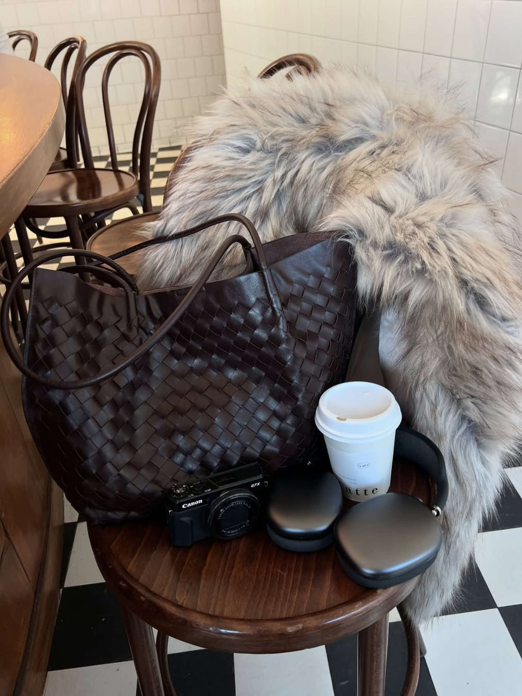 Lila | Woven Tote Bag för Dagen