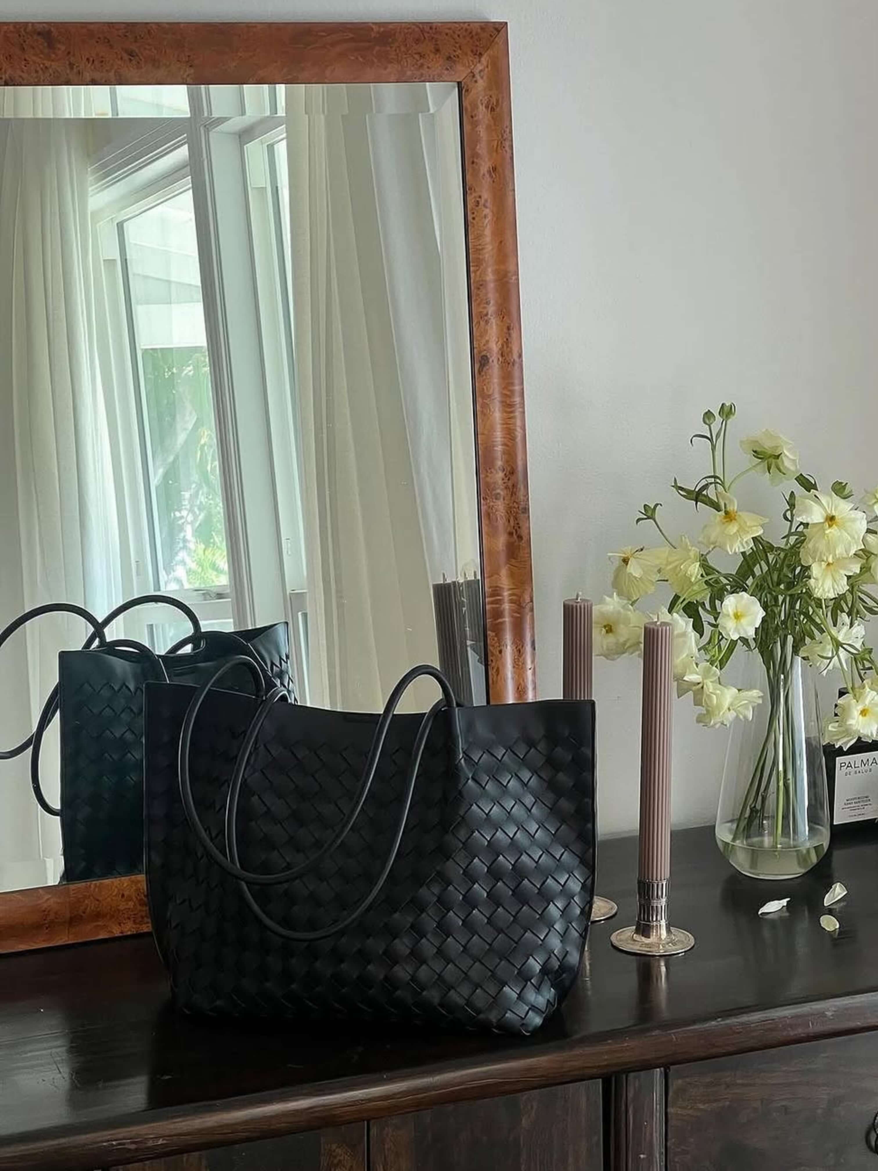 Lila | Woven Tote Bag för Dagen