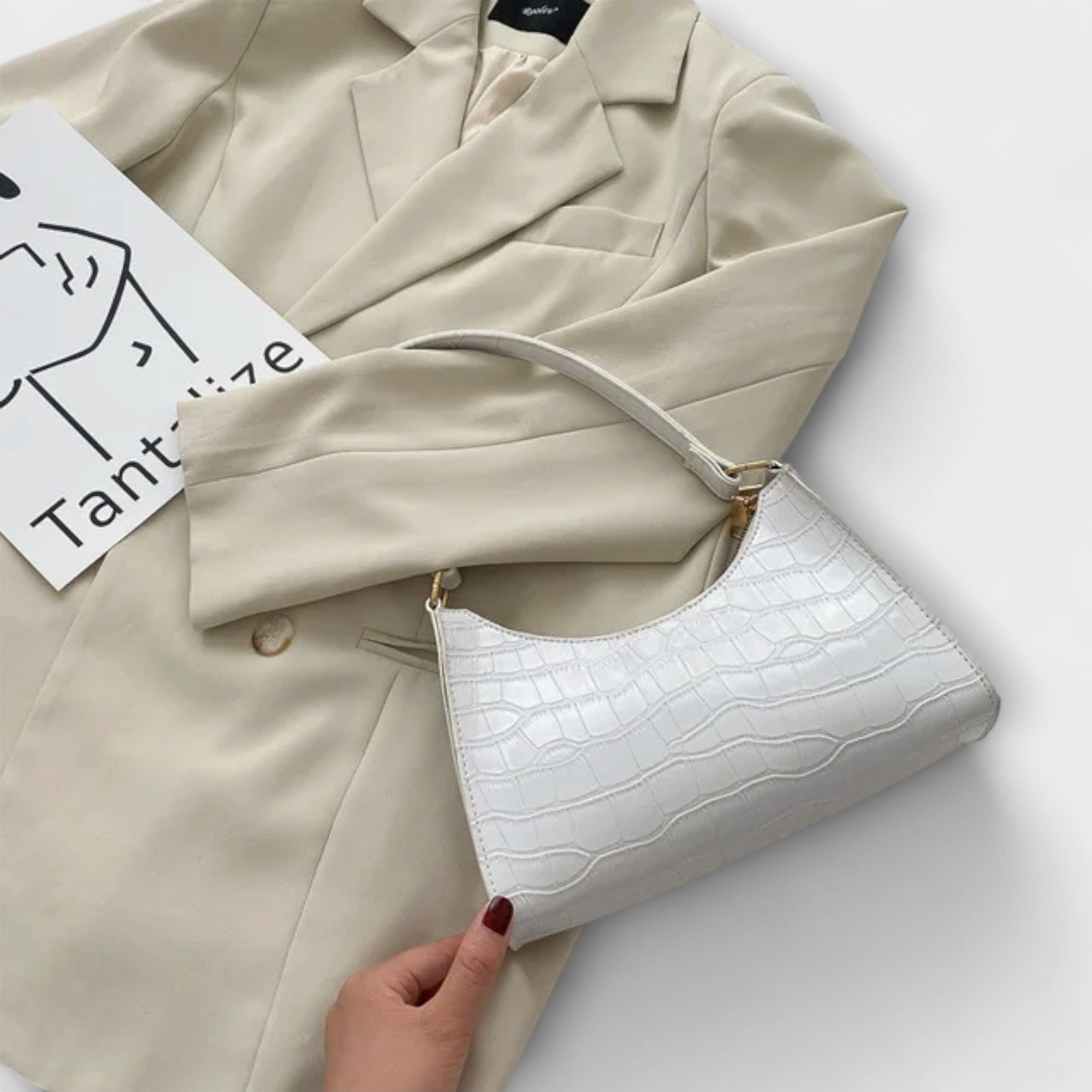 Gianna Boutique - Handväska i Glansigt Läder