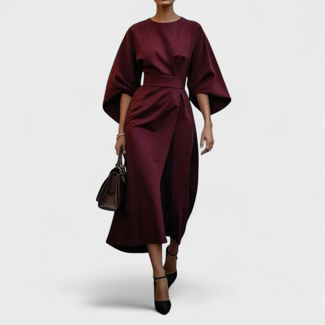 Louise - Eleganta klänningar med midjeband