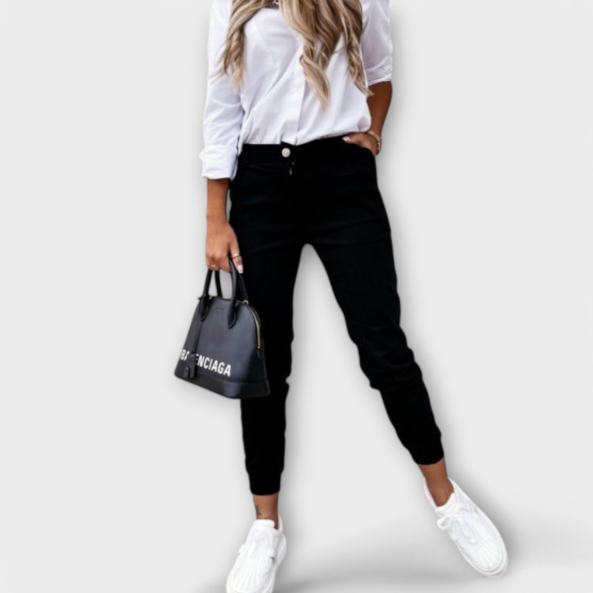 Melania - Elastiska Byxor