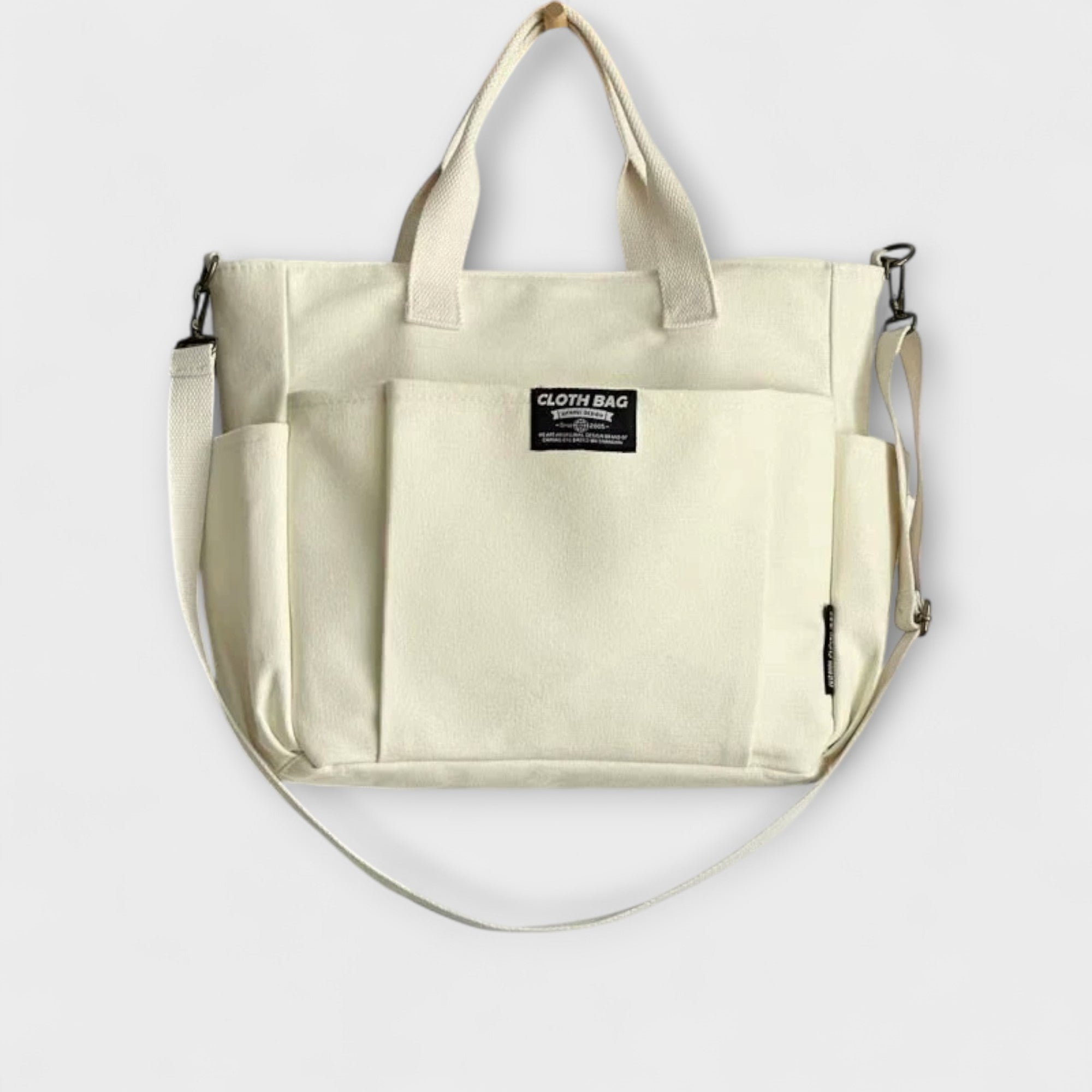 Borsa Tote i Minimalistisk Canvas