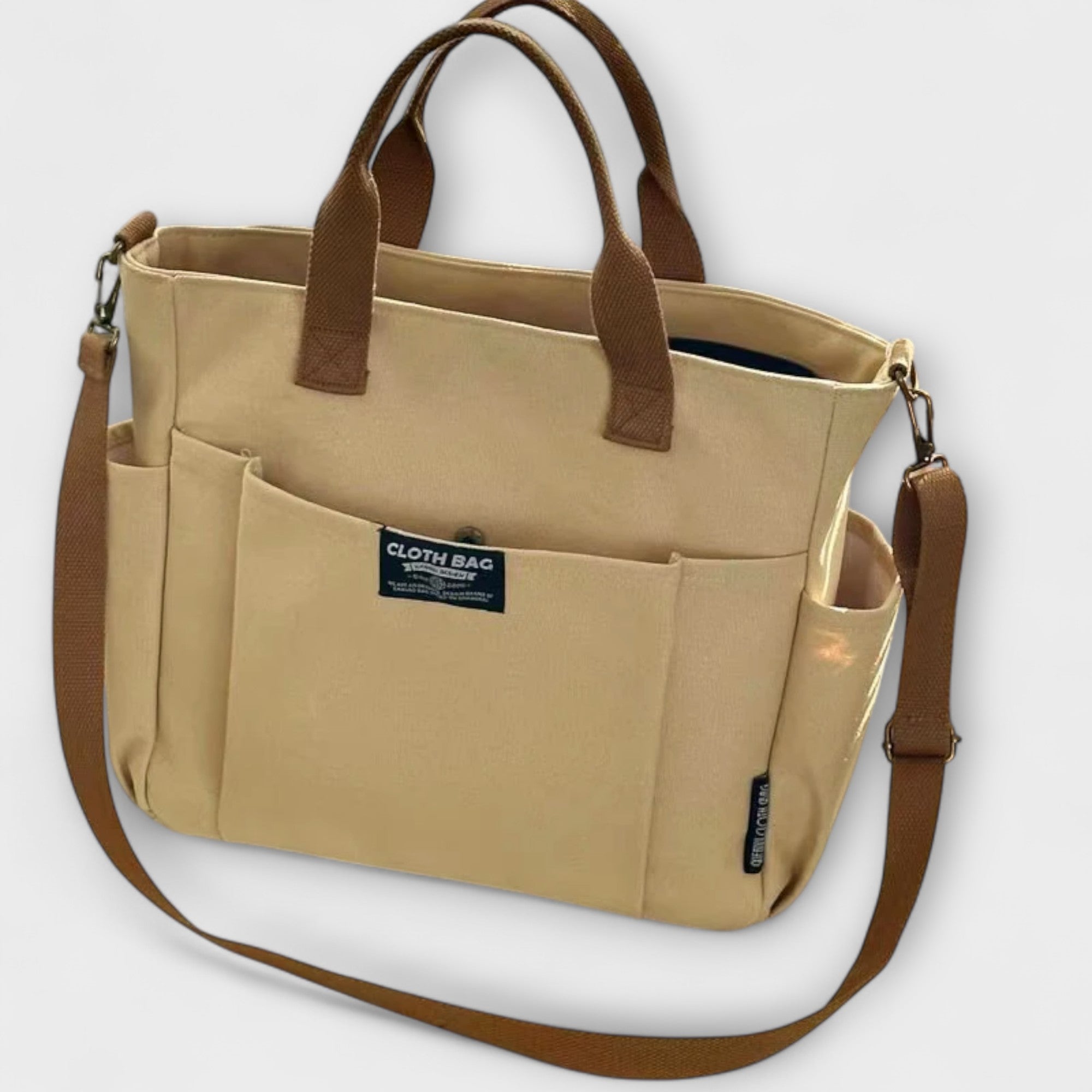 Borsa Tote i Minimalistisk Canvas
