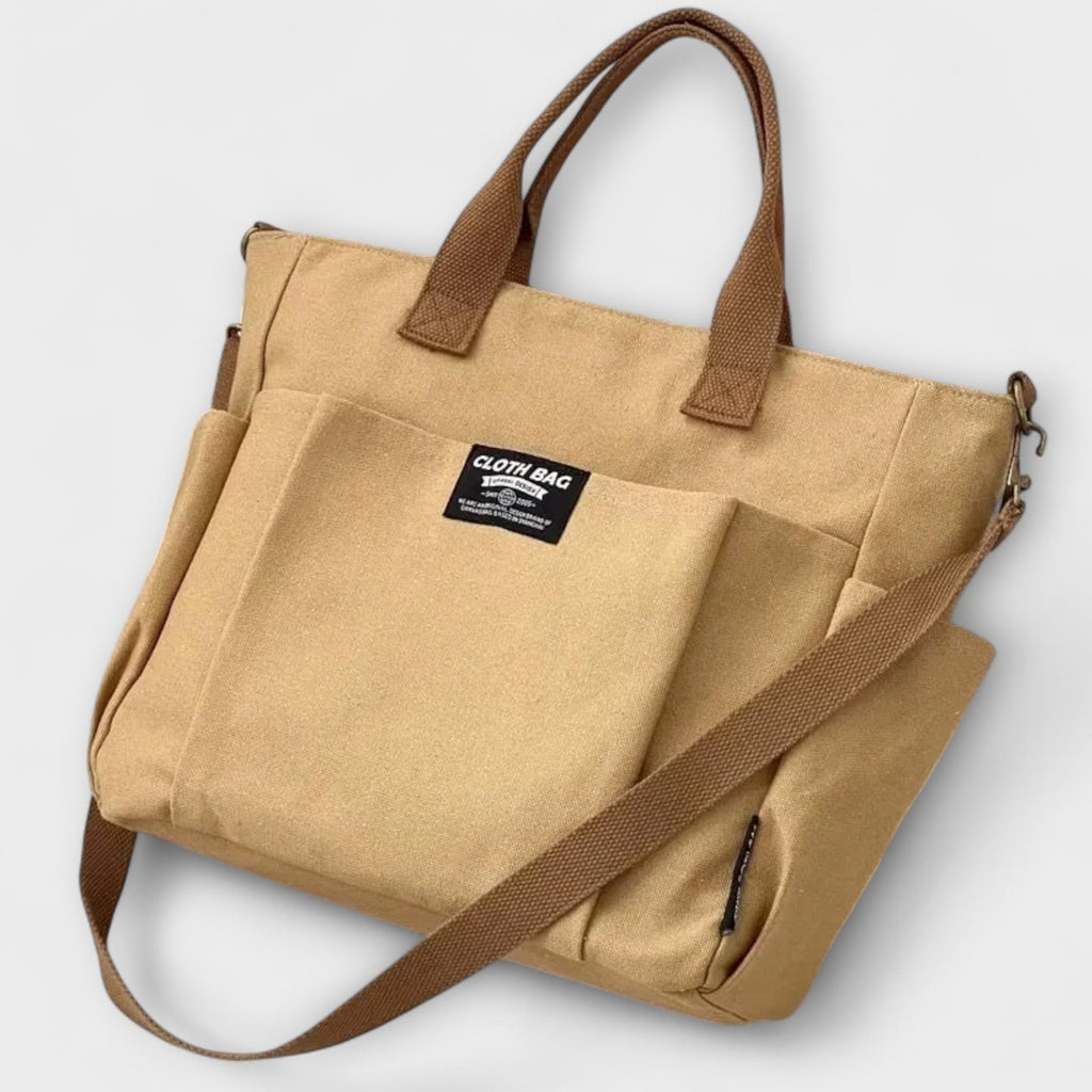 Borsa Tote i Minimalistisk Canvas