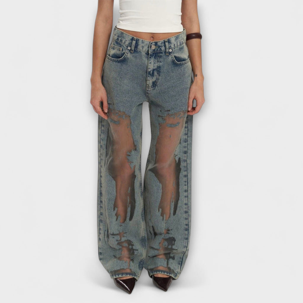 Rayne - Jeans i Denim Blå Transparent Trixie