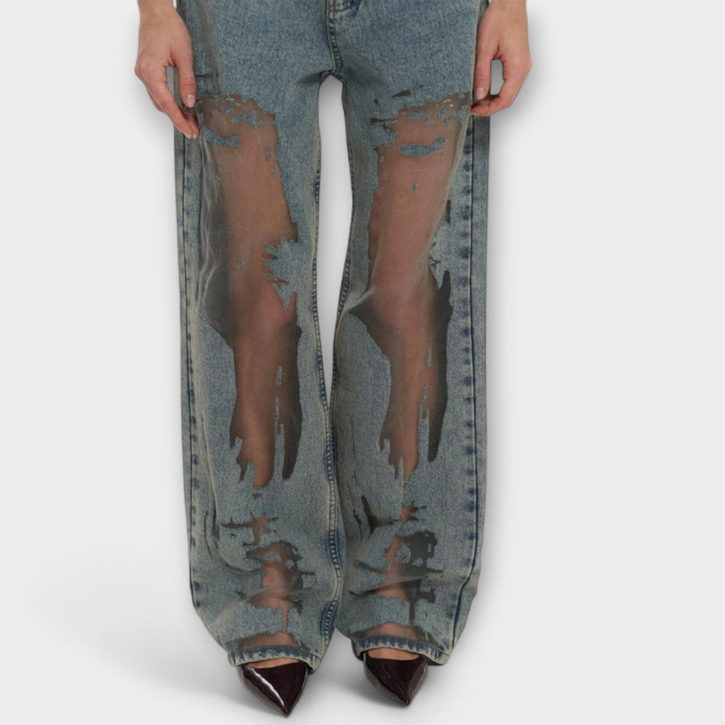 Rayne - Jeans i Denim Blå Transparent Trixie