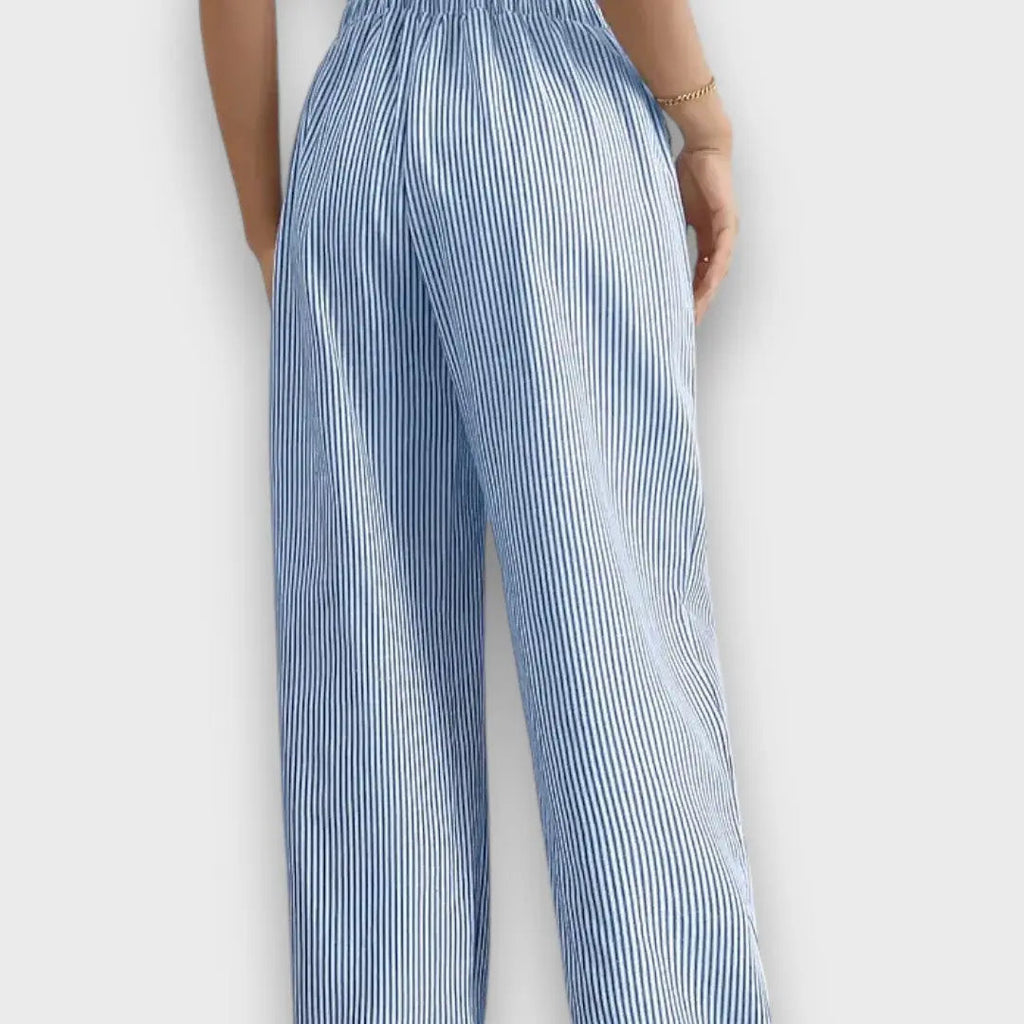 Karina – Byxor med smala ränder