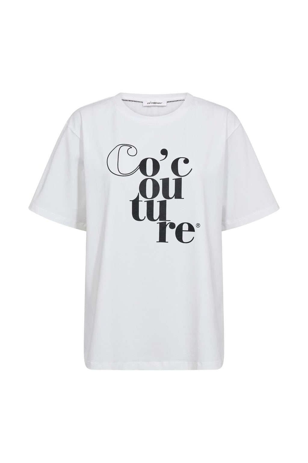 Co´Couture - Cocouturecc Box Tee 43003 - 4000 - Vit