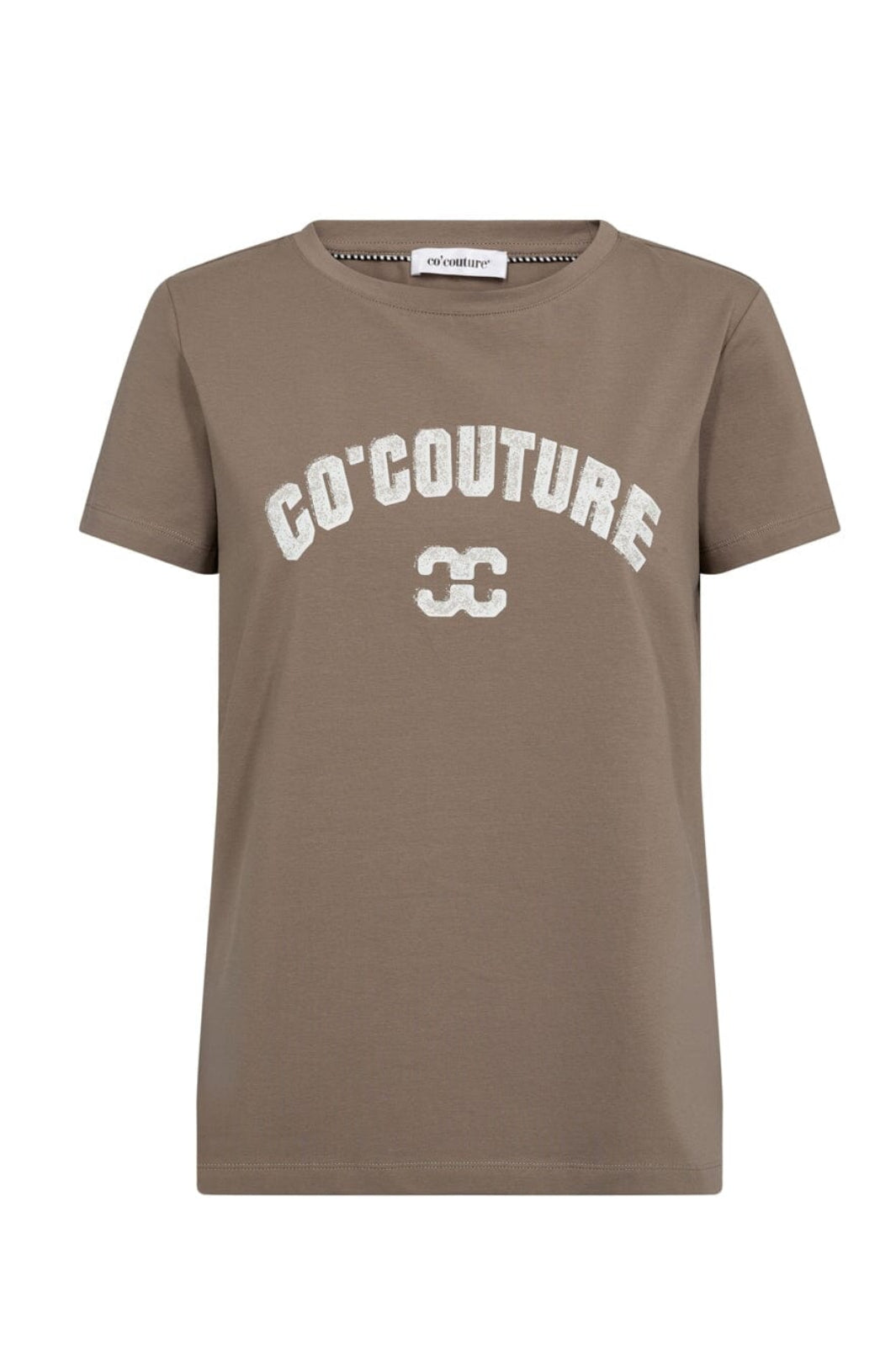 Co´Couture - Cocouturecc Logo Tee 43004 - 154 - Valnöt