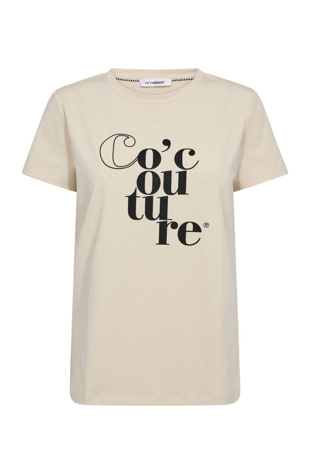 Co´Couture - Cocouturecc Tee 43002 - 100 - Creme