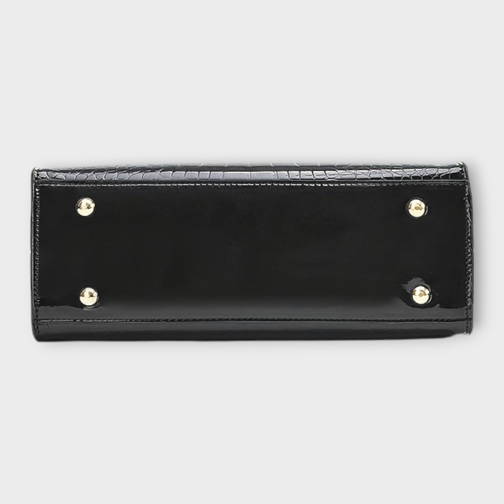 Gianna Boutique - Handväska med Glansig Krokodilsmönster