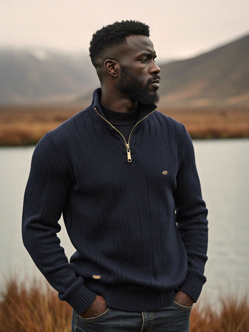 Aziel Stickad Tröja