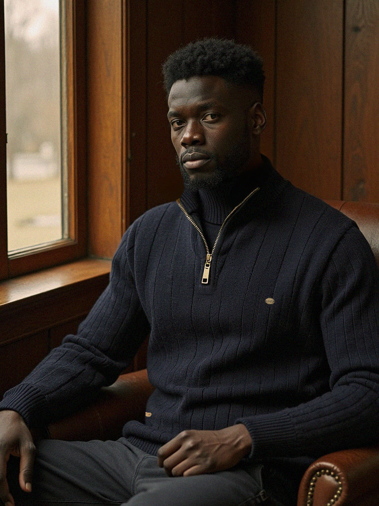 Aziel Stickad Tröja