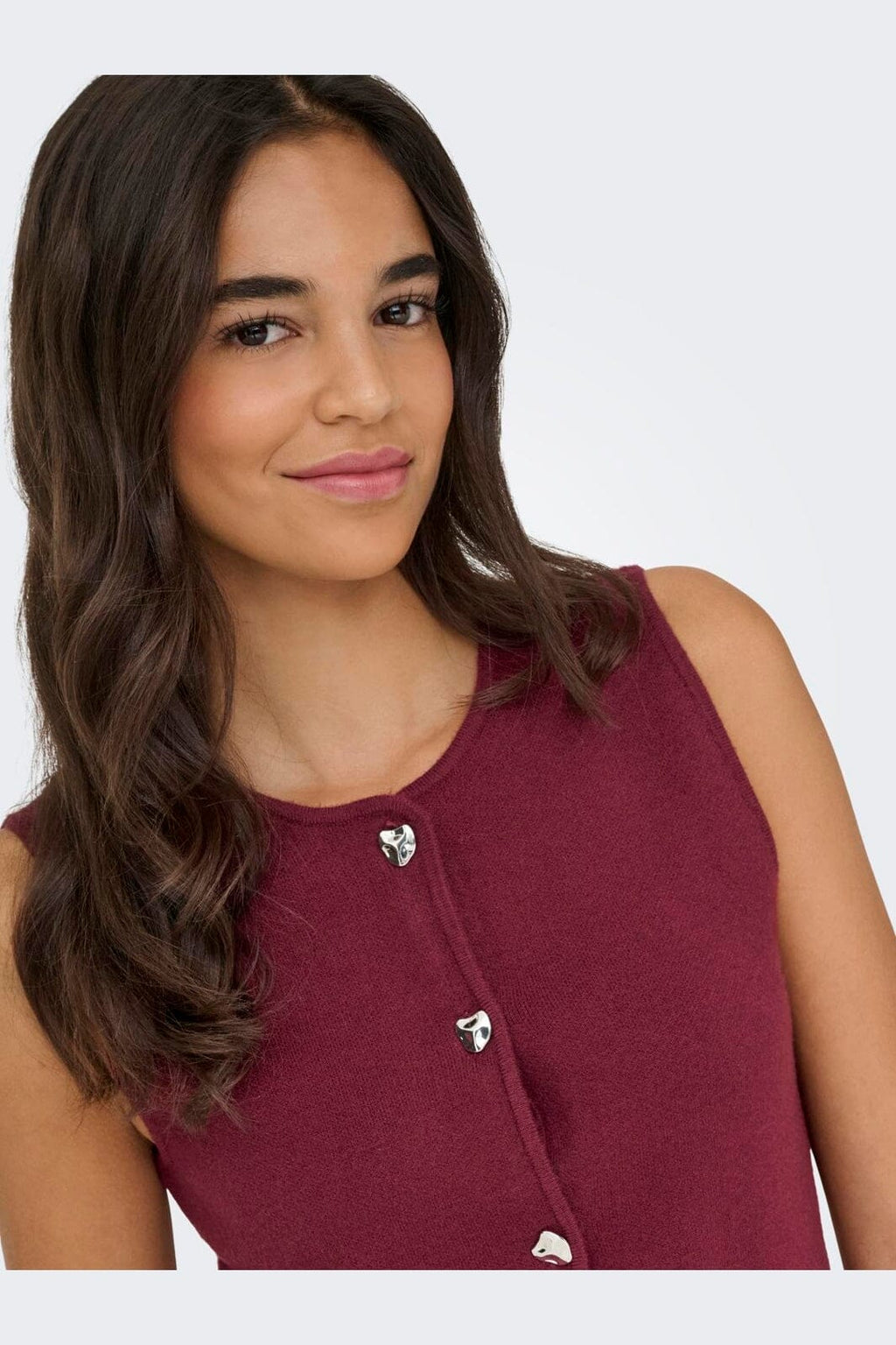 Only - Onlibi Knapp Väster Cc Knt - 4947078 Zinfandel Silver Knapp