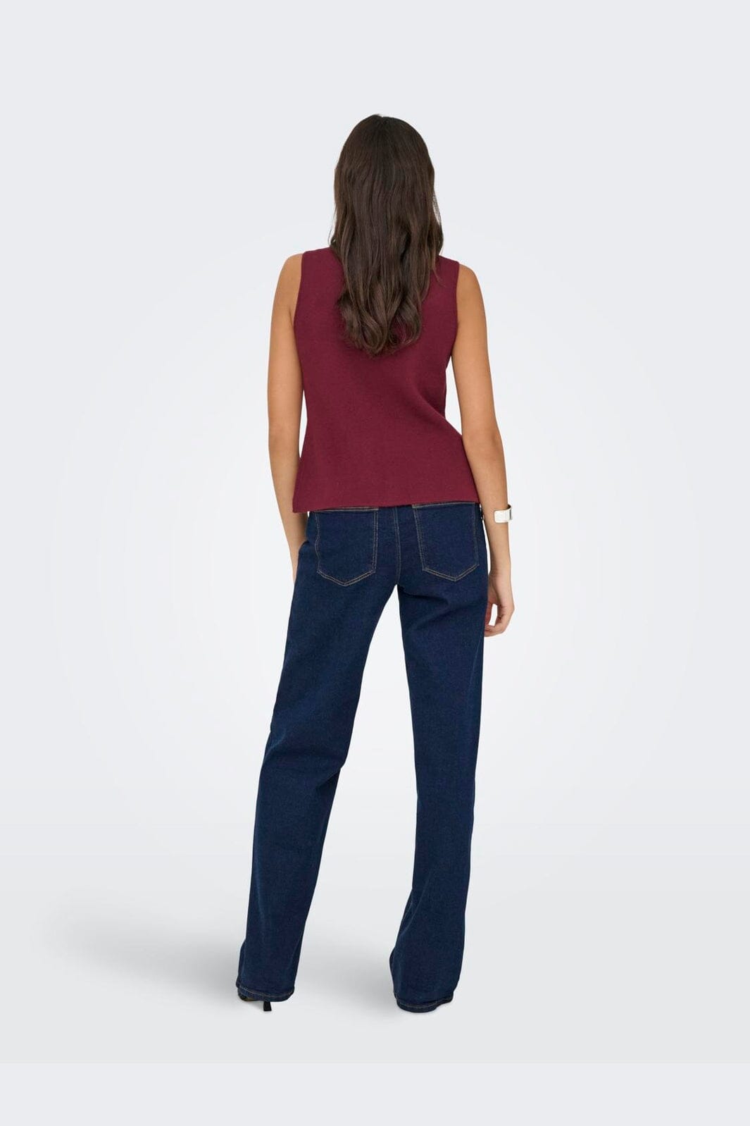 Only - Onlibi Knapp Väster Cc Knt - 4947078 Zinfandel Silver Knapp